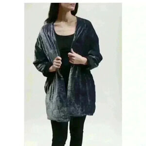 Tela NWT Quilted Tortello Jacket Italy Luxury $446 Blue  US Medium New Winter